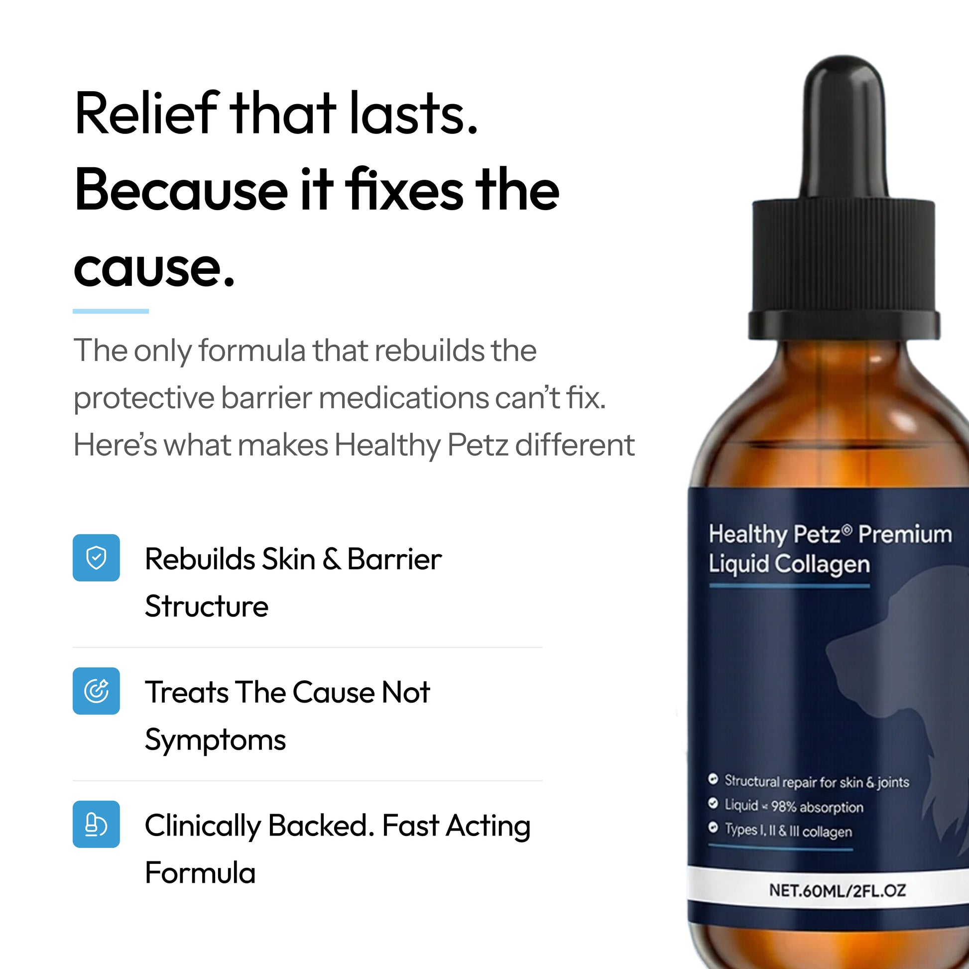 Healthy Petz Premium Liquid Collagen
