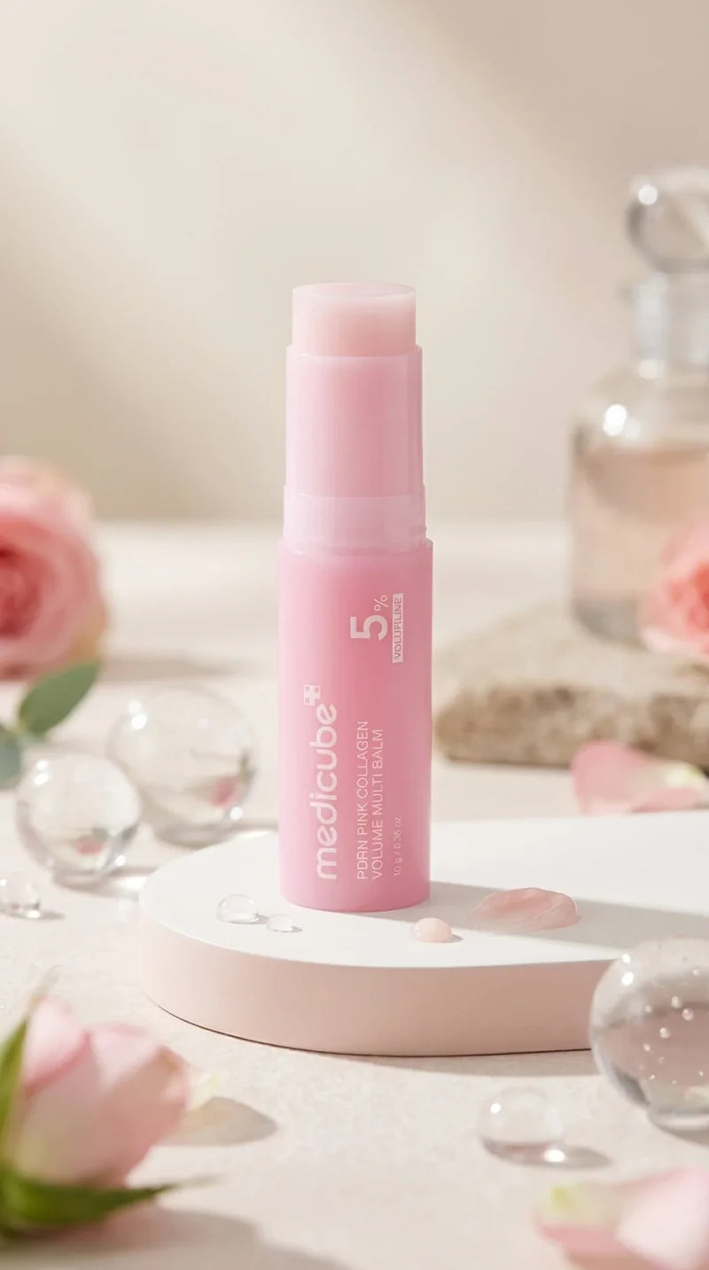 Pink collagen volume multi balm product